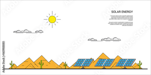 solar energy concept banner