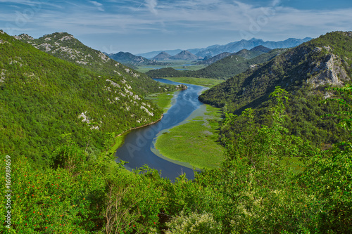 Montenegro Majestic Landscape - Rijeka Crnojevica river bending