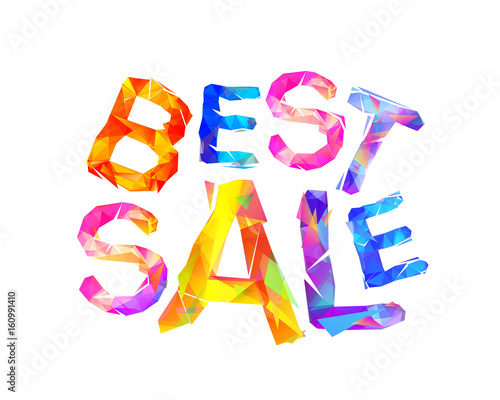 Best sale. Vector inscription
