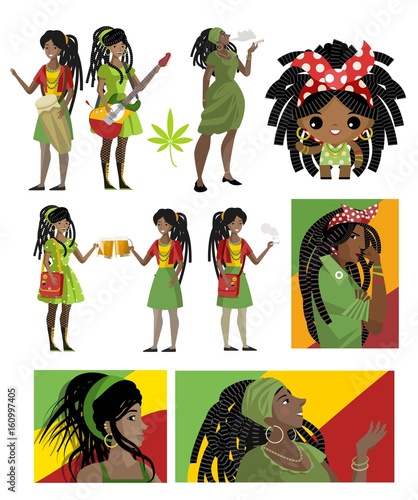 african dreadlocks rastafarian girls