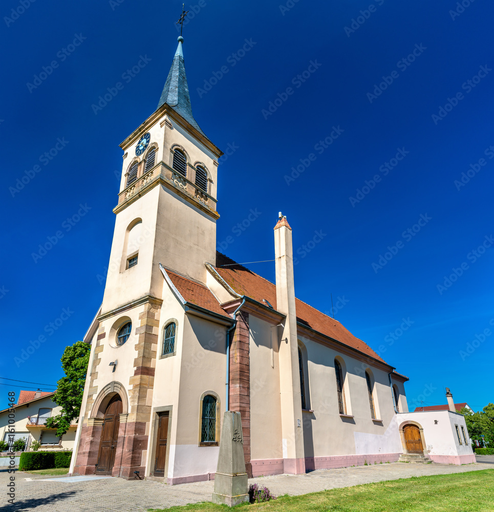 Saints Peter and Paul Church in Plobsheim - Alsace, France