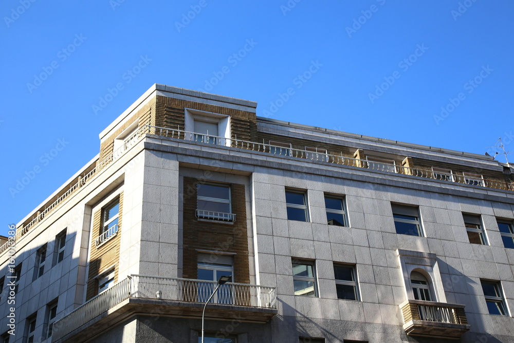 Obraz premium Modern stone facade in Milan