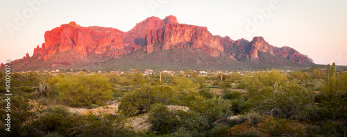 Superstition Mountain at Sunset