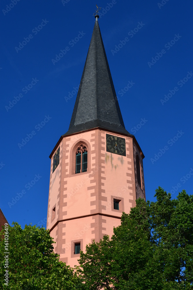 Stadtkirche in Michelstadt Südhessen Odenwaldkreis