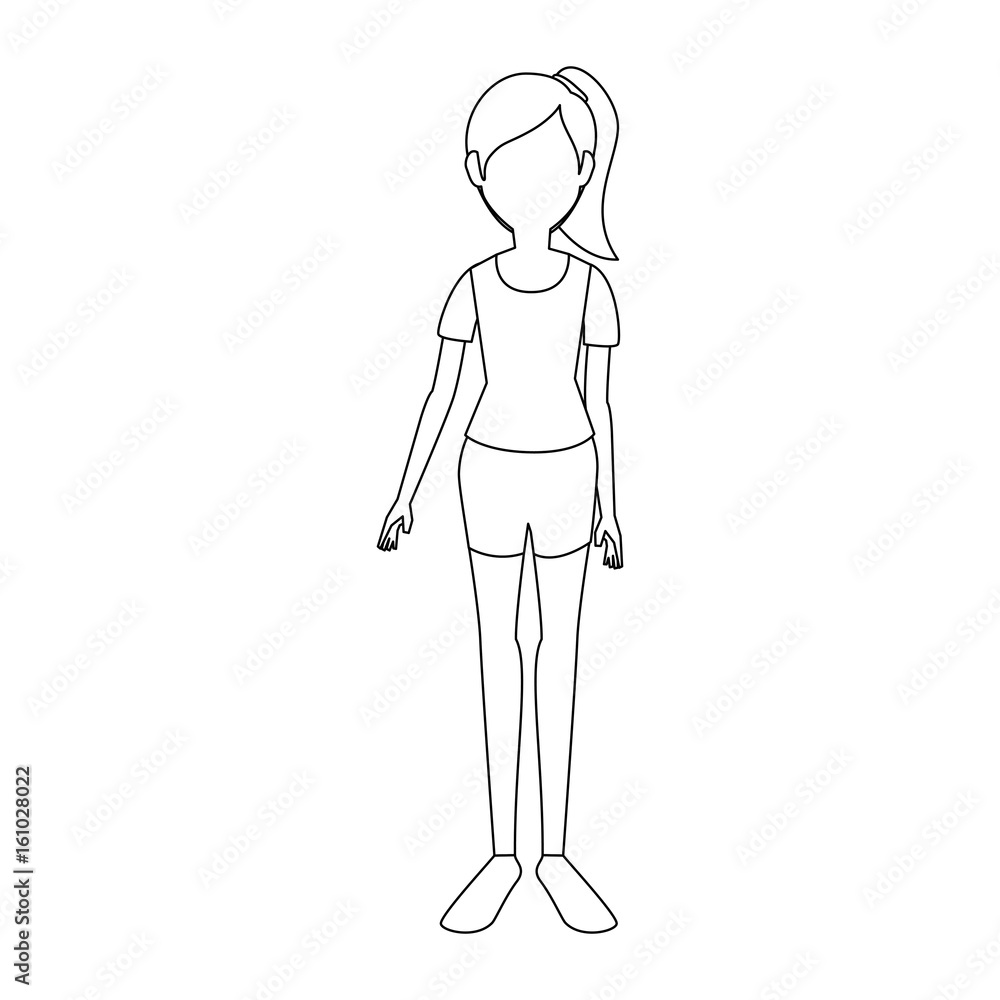 young woman cartoon icon vector illustration graphic design young woman cartoon icon vector illustration graphic design