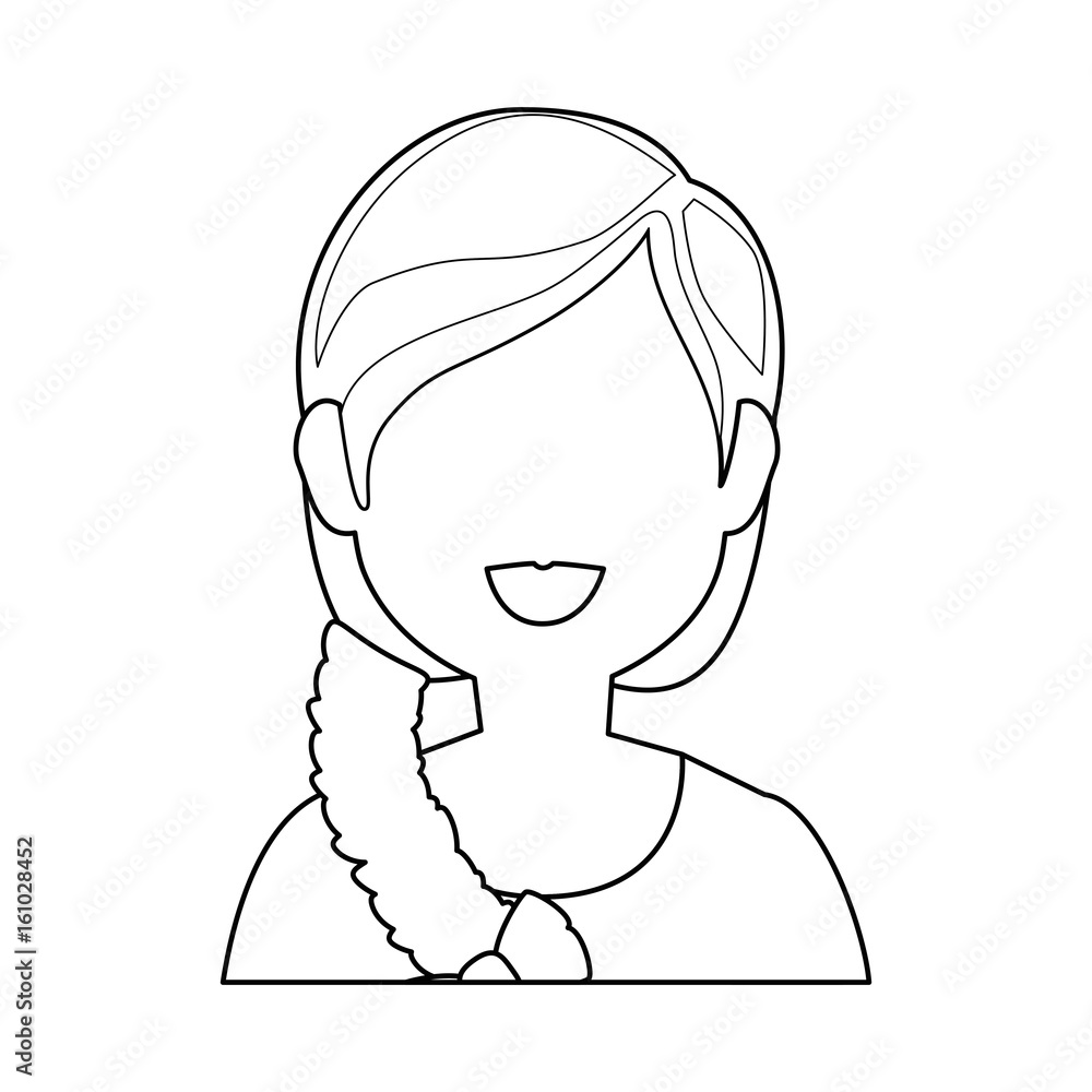 woman face cartoon icon vector illustration graphic design woman face cartoon icon vector illustration graphic design