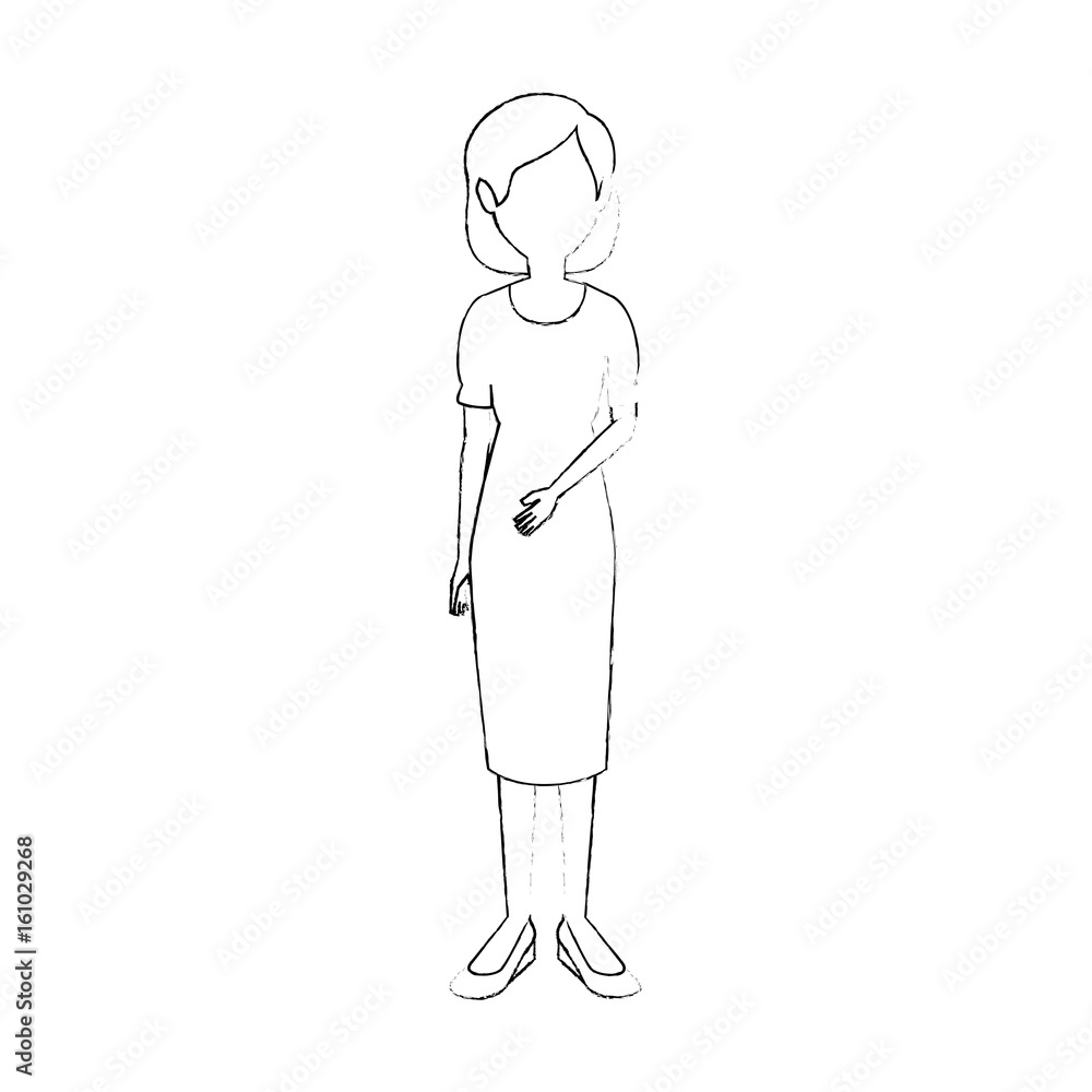 young woman cartoon icon vector illustration graphic design young woman cartoon icon vector illustration graphic design