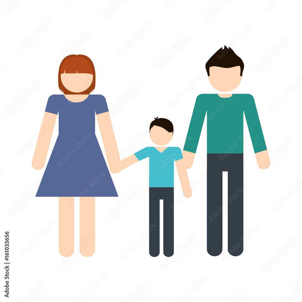 pictogram family with kid icon over white background colorful design vector illustration pictogram family with kid icon over white background colorful design vector illustration