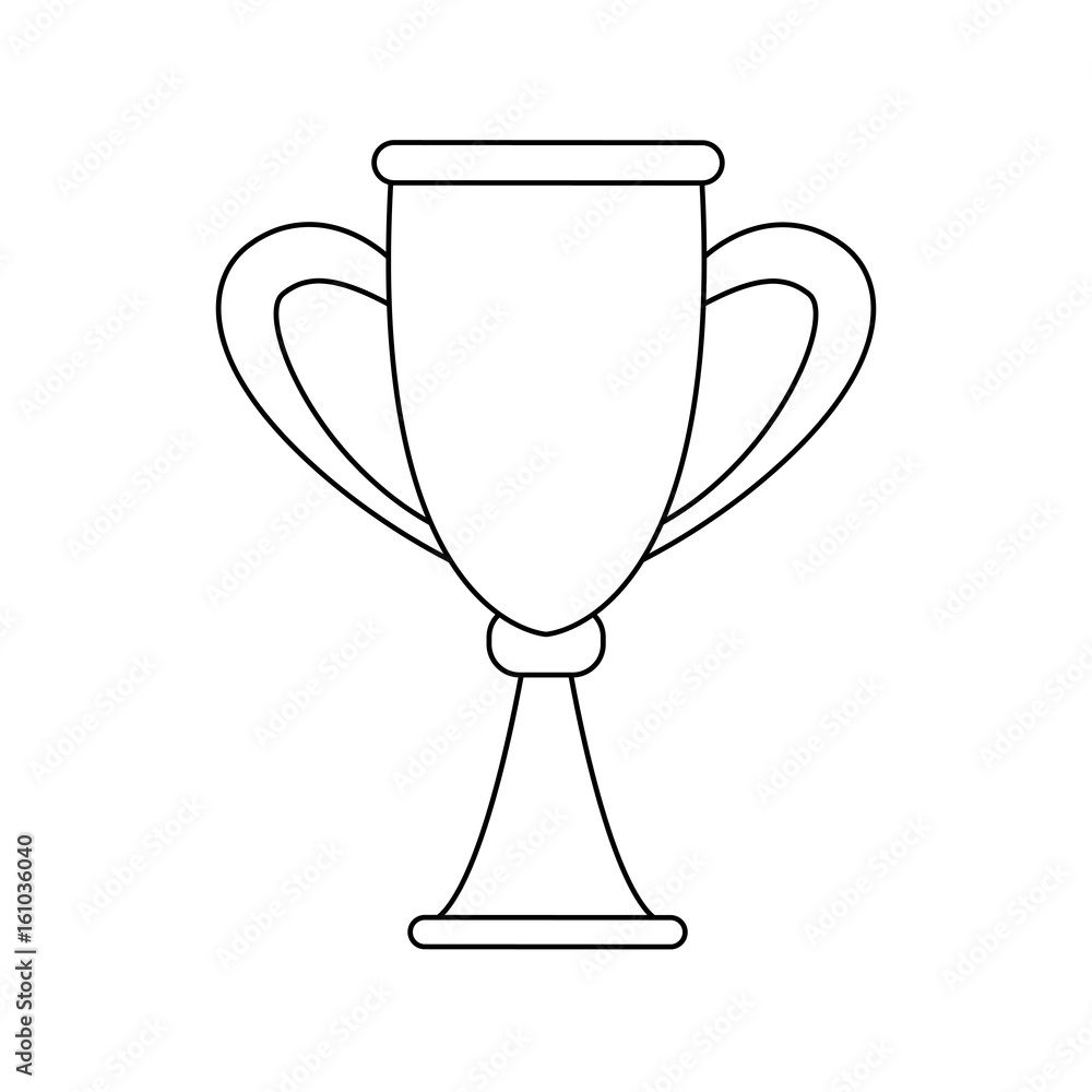 trophy award competition winner icon vector illustration trophy award competition winner icon vector illustration