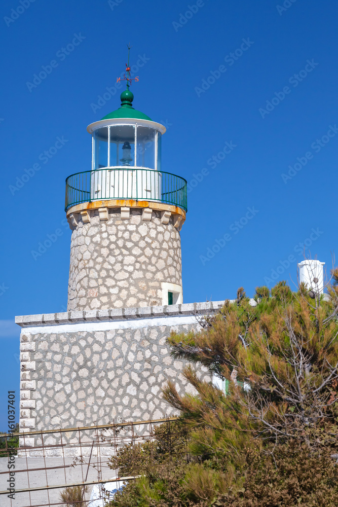 Skinari Lighthouse. Zakynthos Island, Greece Skinari Lighthouse. Zakynthos Island, Greece