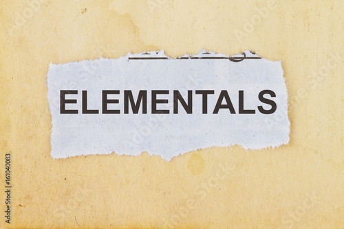 Tableau sur toile Elementals