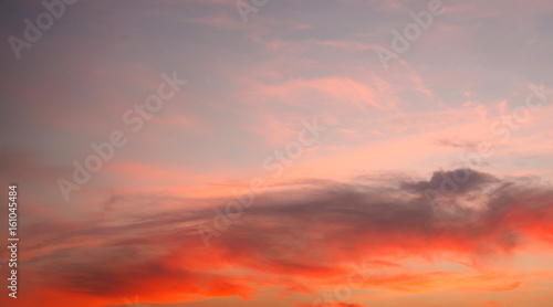 Sunset sky clouds. © Bluesky60