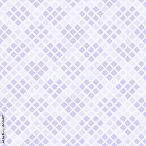 Violet diamond pattern with hearts. Seamless vector