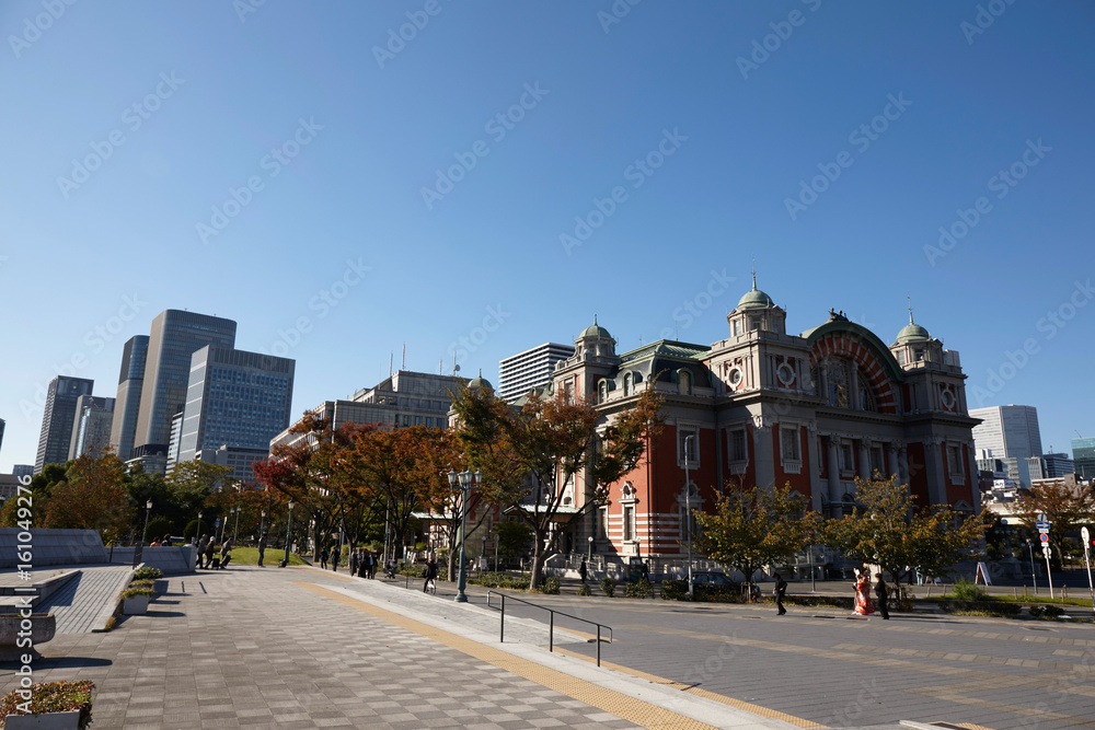 中央公会堂と大阪の街並