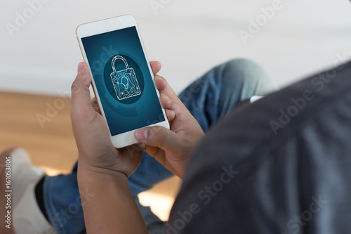 CYBER SECURITY Business, technology,Firewall Antivirus Alert Protection Security and Cyber