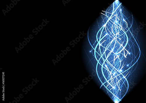 vector background abstract technology communication data Science
