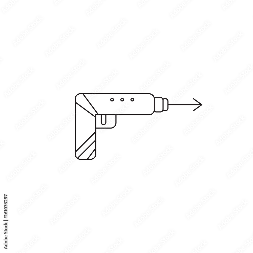 Spearfishing line icon Spearfishing line icon