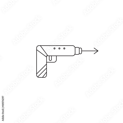 Spearfishing line icon
