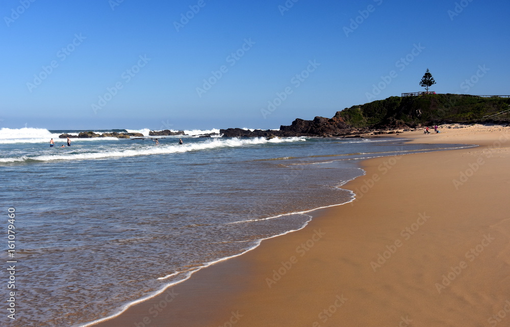 Beach at Tuross Head. Tuross Head is a seaside village on the south coast of New South Wales Australia.