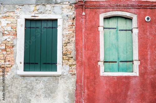 Textured background in Murano, Italy