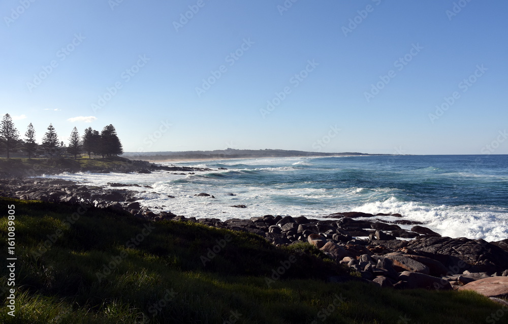 Beach at Tuross Head. Tuross Head is a seaside village on the south coast of New South Wales Australia.