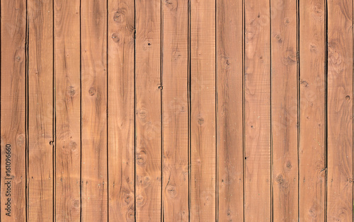 Wood fence, vertical wood planks
