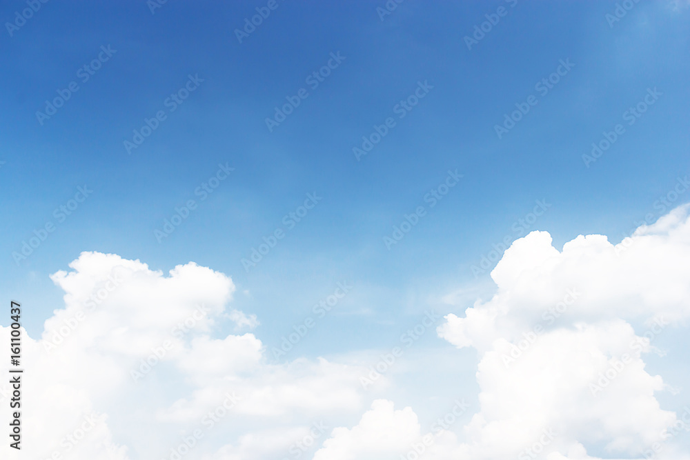 Soft white clouds against blue sky background and empty space for your design Soft white clouds against blue sky background and empty space for your design