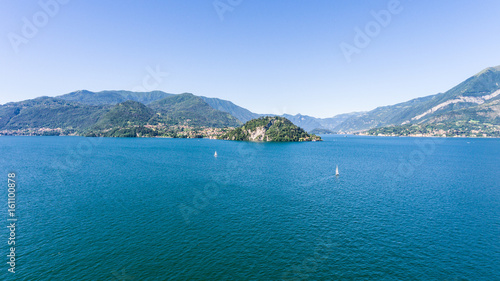 Sail boat on Como lake - Bellagio