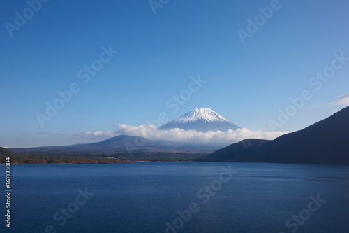 本栖湖からの富士山