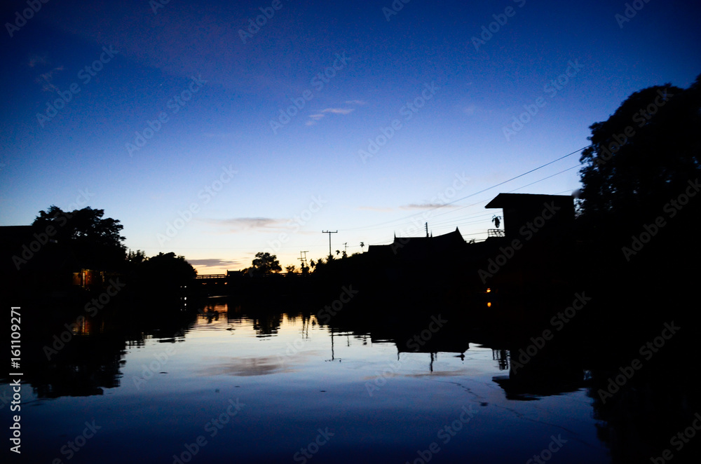 Amphawa river and the moment of life. Amphawa river and the moment of life.