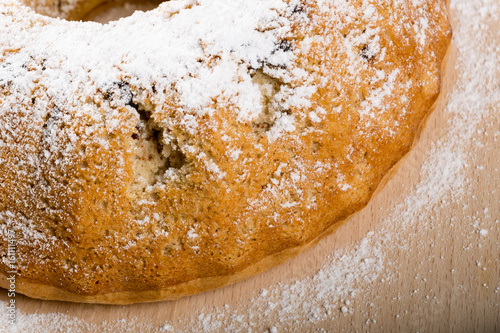 Home made freshly baked Marble Cake , gugelhupf