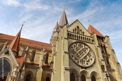 Cathedral of Notre Dame in Lausanne, Switzerland photo