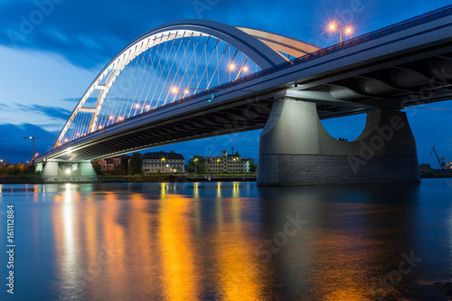 Apollo bridge in Bratislava, Slovakia.