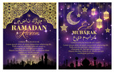 Ramadan Kareem greeting card and poster design