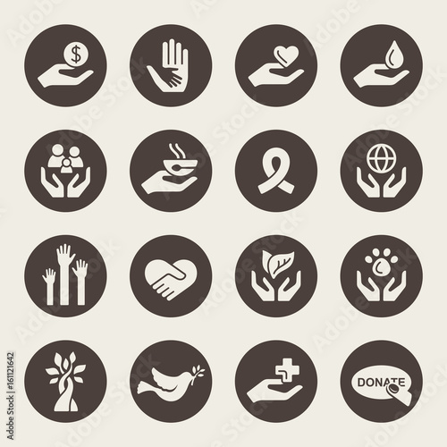 Charity icons