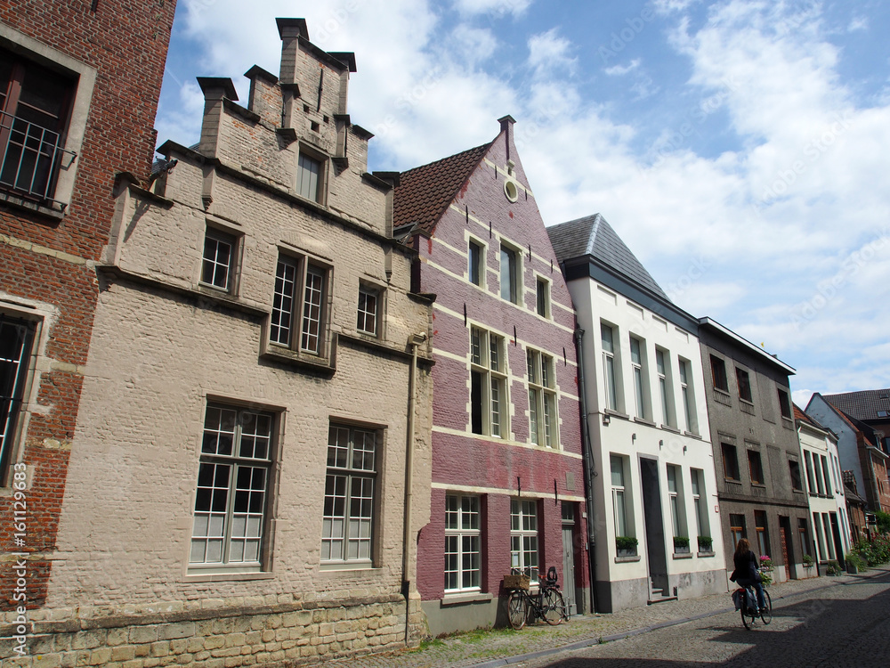 Mechelen in Flandern: Altstadthäuser