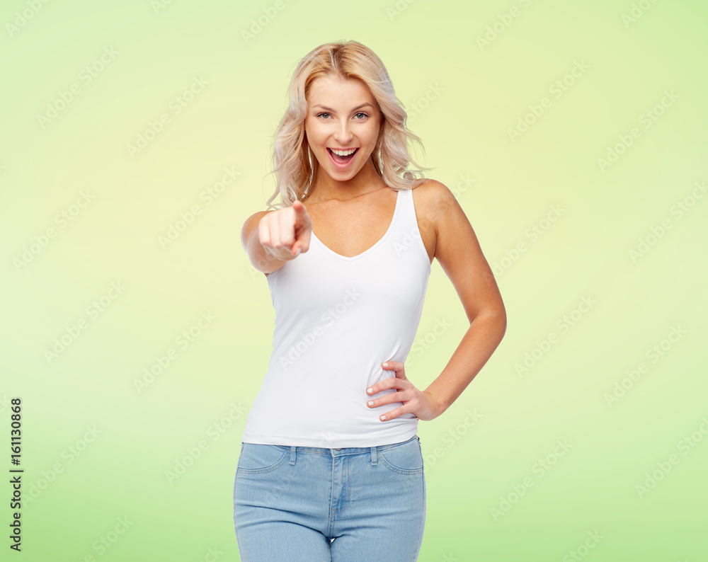 happy smiling young woman with blonde hair happy smiling young woman with blonde hair