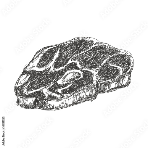 t-bone steak beef fillet fresh grilled engraved