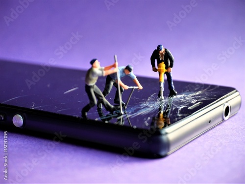 Photography miniature diorama - 3 Missed Calls