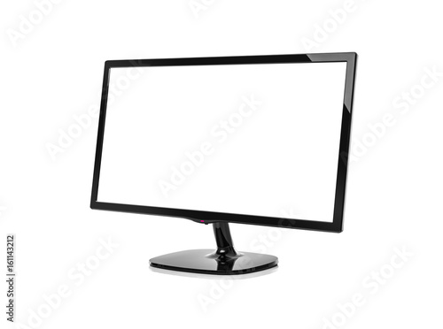 Computer monitor or TV isolated.