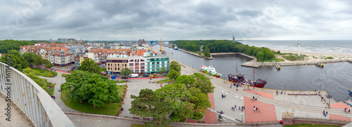 Panorama of Kolobrzeg photo