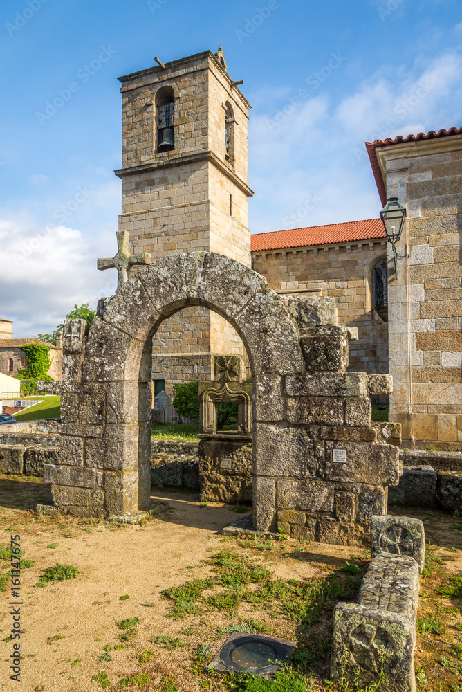Ruins of Paco dos Condes and Matriz Church in Barcelos ,Portugal