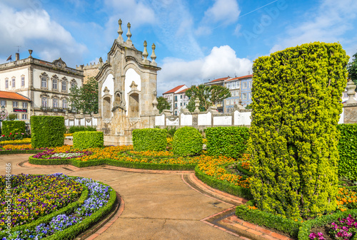 View of the botanical garden in Barcelos ,Portugal photo