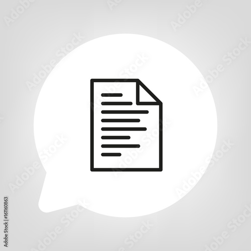 Kreis Sprechblase - Dokument
