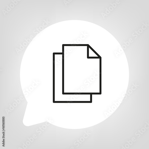 Kreis Sprechblase - Formular