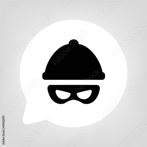 Kreis Sprechblase - Gangster