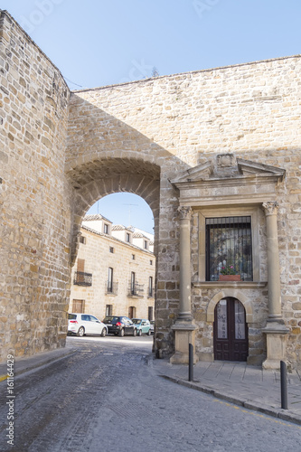 Úbeda door, Baeza (World Heritage Site), Jaen, Spain