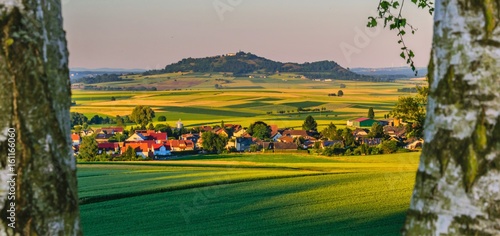 The village of Schröck is part of Marburg and the city of Amöneburg is located on an old volcano hill in Ebsdorfergrund. photo