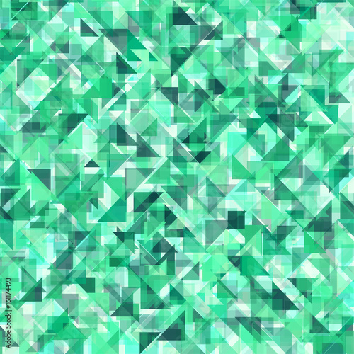 Vector seamless pattern with the image of the texture and color palette of emerald for your design.