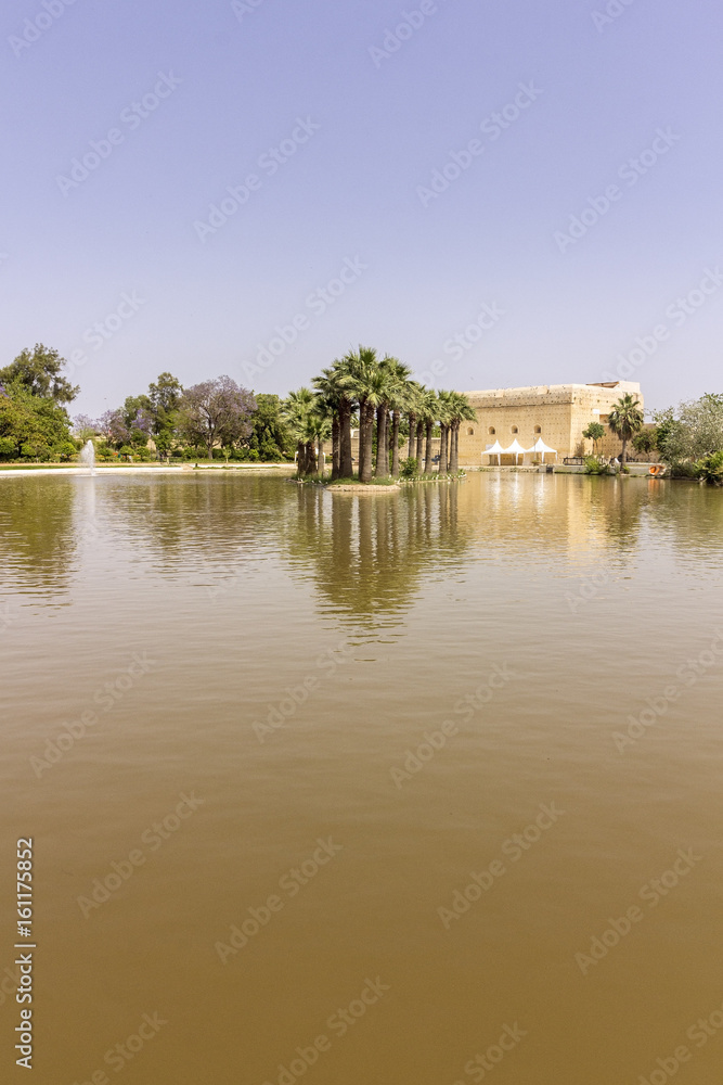 Jnan Sbil (Bou Jeloud Gardens), ancient city Royal park near old Medina in Fez.